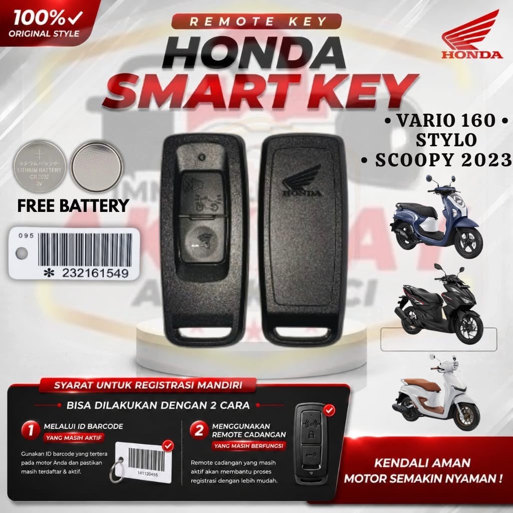 Remote K2S Vario 160, Scoopy New , Stylo (THAILAND)