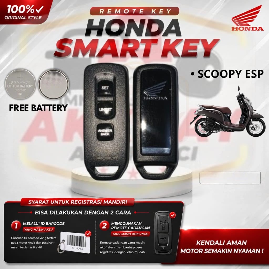 Remote K93 Answerback Vario 125 dan Scoopy (THAILAND)